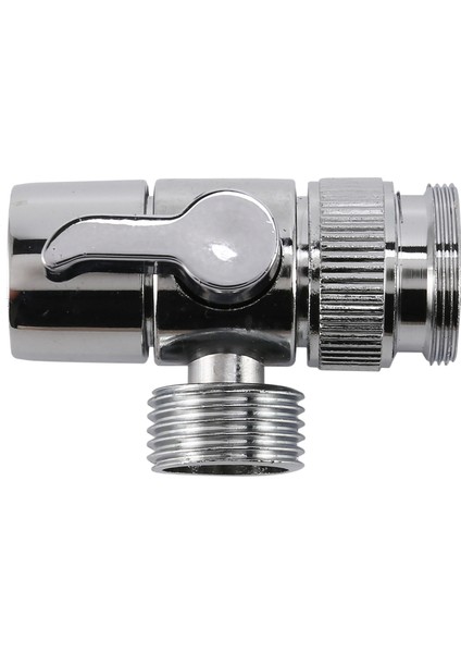 2x Musluk Vanası Yönlendirici Lavabo Vanası Su Musluğu Musluk Splitter Adaptörü Ev Banyo Mutfak Yönlendirici (Yurt Dışından)