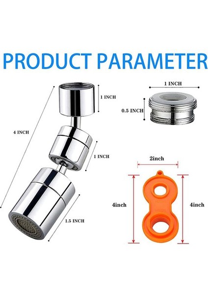 Su Filtreli Musluk-2x Musluk Filtreleri 1x Anahtar-Gümüş (Yurt Dışından) fiyatları