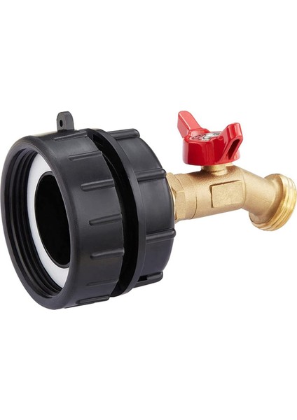 Jdxhlau Kurşunsuz 275-330 Galon Ibc Bavul Adaptörü 2 Inç Ince Konu + Kurşunsuz Hortum Musluk Vanası (Yurt Dışından)