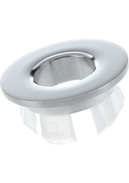 Tasarım Banyo Havzası / Lavabo Taşma Kapağı/pirinç Altı Metrelik Halka Banyo Ürünü Lavabo Düzenli Parça Değiştirme WF-0567 (Parlak Gümüş) (Yurt Dışından)