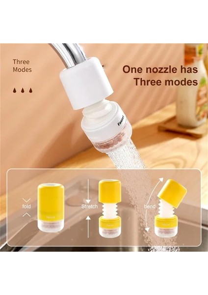 Musluk Uzatma Kafası Için Sıçramaya Dayanıklı Filtre Mutfak Havalandırıcı Duş Su Tasarrufu Sağlayan Döner Filtre Uzatma Musluk Filtresi (Yurt Dışından) fırsatları