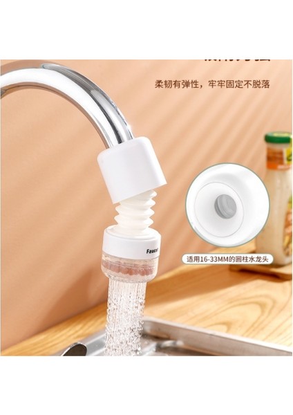 Musluk Uzatma Kafası Için Sıçramaya Dayanıklı Filtre Mutfak Havalandırıcı Duş Su Tasarrufu Sağlayan Döner Filtre Uzatma Musluk Filtresi (Yurt Dışından) indirimleri