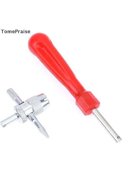 Tomepraise Araba Motosiklet Kamyon Lastiği Supap Kök Çektirme Çekirdek Sökücü 4 Yollu Onarım Aracı Kiti Butik (Yurt Dışından) indirimleri