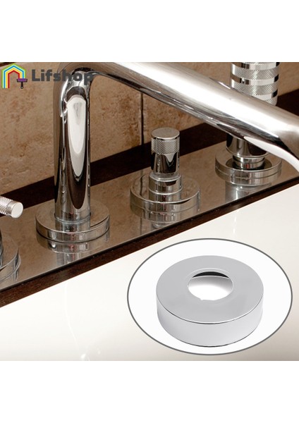 Mutfak Flanş Yuvarlak Kapak Dayanıklı Su Borusu Duvar Kapakları Banyo Duş Musluk Aksesuarları Paslanmaz Çelik Musluk Dekoratif Kapak Güzelleştirin Duvar Boru Kapakları / (Yurt Dışından) modelleri