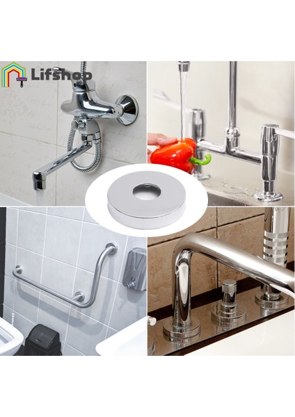 Mutfak Flanş Yuvarlak Kapak Dayanıklı Su Borusu Duvar Kapakları Banyo Duş Musluk Aksesuarları Paslanmaz Çelik Musluk Dekoratif Kapak Güzelleştirin Duvar Boru Kapakları / (Yurt Dışından) indirimleri