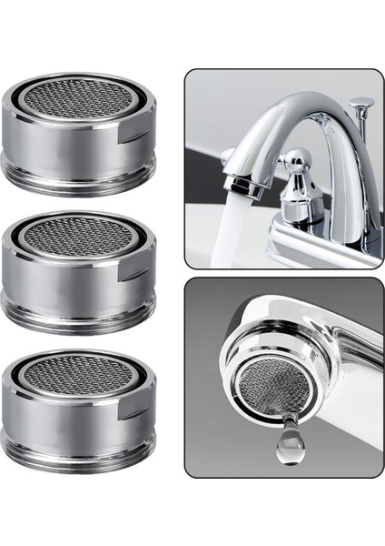1 Adet Musluk Havalandırıcı Yedek Parçalar 24MM Erkek Konu Musluk Filtresi Pirinç Musluk Fıskiye Kauçuk Contalar ile Su Tasarrufu Su Musluklar Memesi Mutfak Banyo Için (Yurt Dışından)