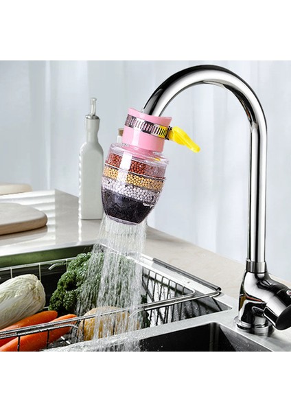 Sıçrama Önleyici Su Tasarruf Musluk Filtresi / Lavabo Sı Altı Katmanlı Su Filtresi Mutfak ve Banyo Için Evrensel / Evrensel Musluk Başlığı Arıtma (Yurt Dışından) indirimleri