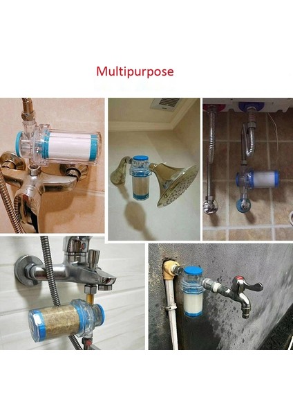Paket Ev Kirliliğe Pas Tortu Çamaşır Makinesi Su Isıtıcı Duş Duş Su Arıtma Filtresi (Yurt Dışından)