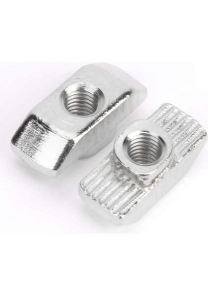BRADOO-100PCS M5 Çekiç Somun Alüminyum Konnektör T Bağlantı Elemanı Sürgülü Somun Nikel Kaplama Karbon Çelik Alüminyum Profil (Yurt Dışından) fırsatları