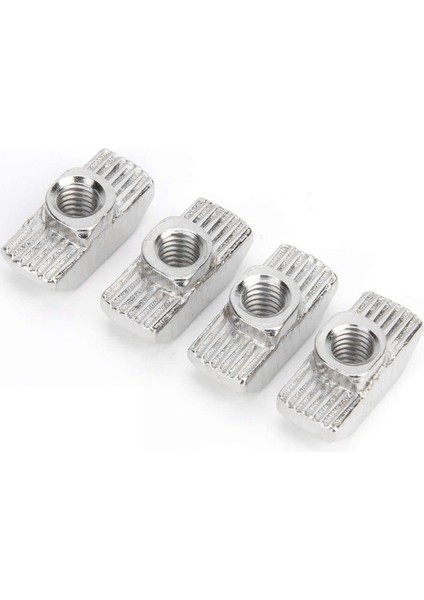 BRADOO-100PCS M5 Çekiç Somun Alüminyum Konnektör T Bağlantı Elemanı Sürgülü Somun Nikel Kaplama Karbon Çelik Alüminyum Profil (Yurt Dışından) indirimleri