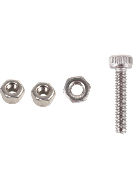 Bradoo-50 Adet M2 Çinko Kaplama Kendinden Kilitlemeli Naylon Altıgen Kilit Somunları ve 50 Takım M2X10MM Altıgen Soket Başlı Tırtıllı Kapak Vidaları Cıvata Somun (Yurt Dışından) fırsatları