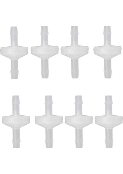 Adet 1/4 Inç Çek Valf 6mm Pvdf Tek Yönlü Valf Inline Çek Valf Yakıt Gaz Sıvı Hava Için Çek Valf Geri Dönüşsüz (Yurt Dışından)