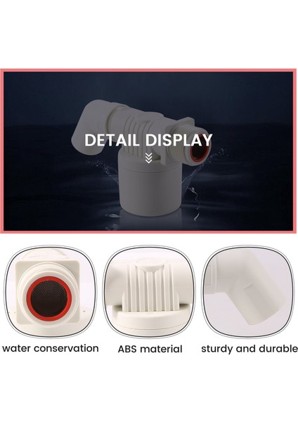 Yüzer Küresel Vana Dahili Gömülü Şamandıra Vanası Güneş Enerjili Su Deposu Için Su Seviyesi Kontrol Vanası (Yurt Dışından) fırsatları