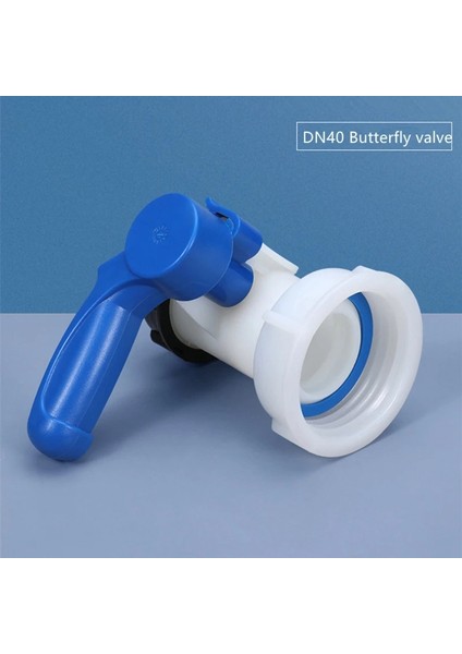 Nanlıy-1pc Plastik DN40 Kelebek Vana Ibc Tankı Konteyner 1000L Anahtarı Ibc Tankı Adaptörü (Yurt Dışından)
