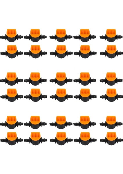4/7mm Hortumlu Sulama Suyu Akış Kontrollü Mini Vana 30 Adet (Yurt Dışından)