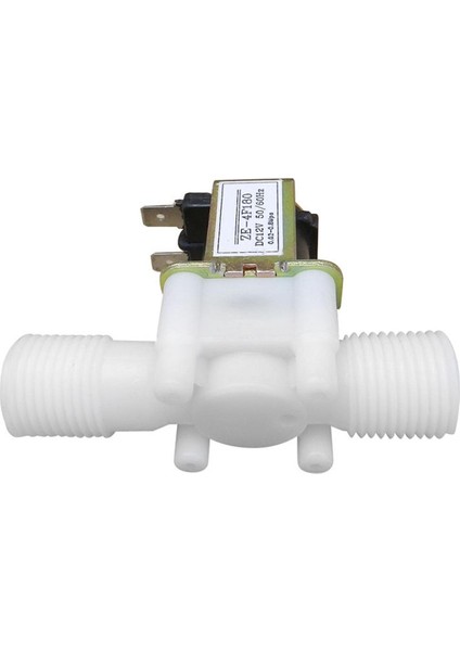 12V 1/2inç N/c Plastik Elektrikli Solenoid Valf Manyetik Su Hava Normalde Kapalı (Yurt Dışından)