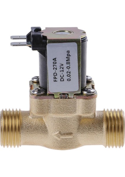 Güneş Enerjili Su Isıtıcı Için 1 Adet G1/2 Inç Pirinç Elektrikli Solenoid Valf (DC12V) (Yurt Dışından)