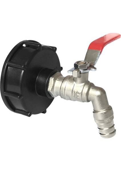 Brfaucet Düzeneği Için Ibc Ton Valfi 2 Inç Ila 1/2 Inç Tank Adaptörü (Yurt Dışından)