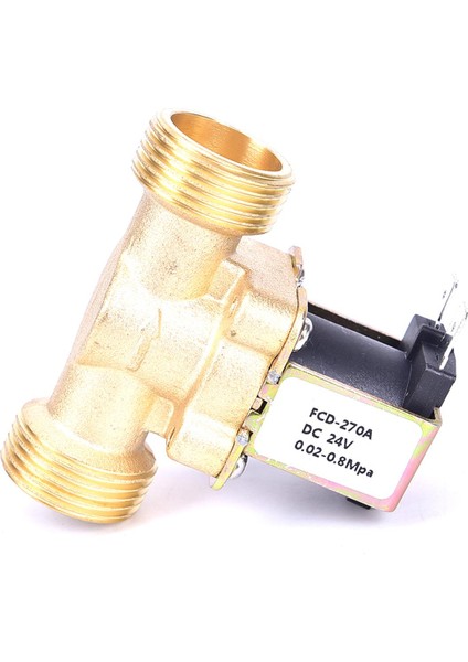 3/4 Elektrikli Solenoid Manyetik Valf Normalde Kapalı Pirinç Dc 12V 24V Ac 220V (Yurt Dışından)