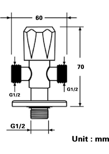 Bradoo Çift Çıkışlı Açılı Vana 304 Paslanmaz Çelik Stop Vanası Anti-Sızıntı Sıcak ve Soğuk Evrensel Vana Banyo Aksesuarları (Yurt Dışından) modelleri