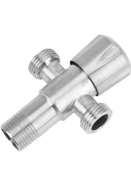 Bradoo Çift Çıkışlı Açılı Vana 304 Paslanmaz Çelik Stop Vanası Anti-Sızıntı Sıcak ve Soğuk Evrensel Vana Banyo Aksesuarları (Yurt Dışından) fırsatları