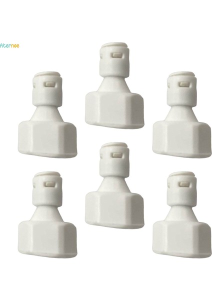 3x 6 Adet Tüp Küresel Vana Hızlı Bağlantı Bağlantısı 1/4-Inç 1/2-Inç Dişli Konnektör Valfına Basmalı Ro Su Sistemini Başlat (Yurt Dışından) fırsatları