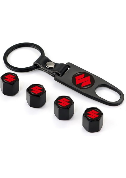Araba Lastik Vana Kapağı Bir Anahtar Anahtarlık Alaşım Oto Lastik Çekirdek Kapağı Toz Geçirmez Lastik Kök Vana Kapakları Araba Lastiği Aksesuarları Suzuki Swift Ciaz Xl7 Apv S-Presso (Yurt Dışından) fiyatları
