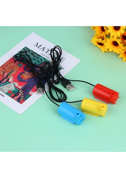 1 Adet USB 5V Alçak Gerilim Küçük Su Pompası Mikro Mini Dalgıç Pompa Ultra Sessiz USB Topraksız Sebze Dikim Zanaat Çeşmesi Jessica (Yurt Dışından)