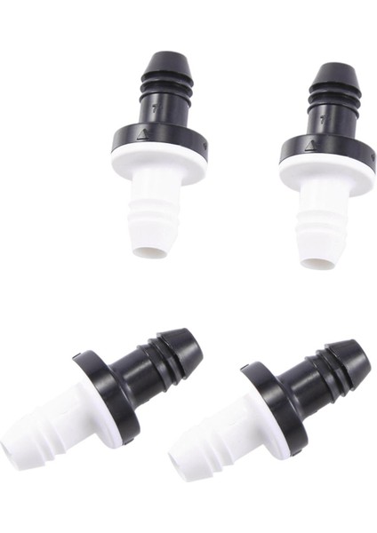 Adet 3/8 Inç 10MM Inline Abs Tek Yönlü Su Geri Dönüşsüz Çek Valf Yakıt Gaz Hava Için (Yurt Dışından)