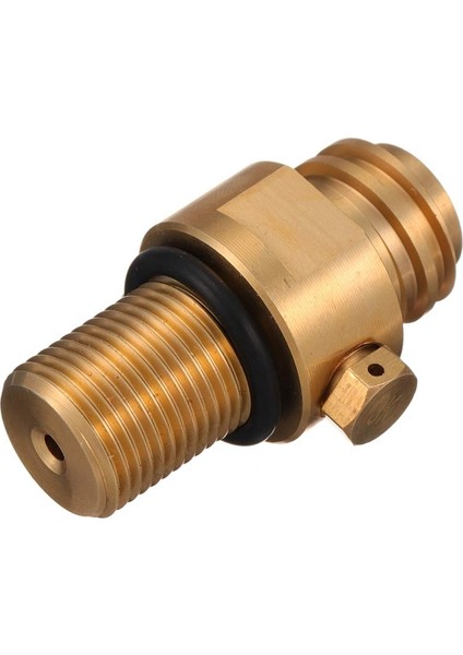 M18X1.5 Konu Tankı Yapımcısı Vana Adaptörü Dolum Co2 Pin Değiştirme 150BAR TR21X4 Tank Vana Adaptörü Soda Akışı Için (Yurt Dışından)