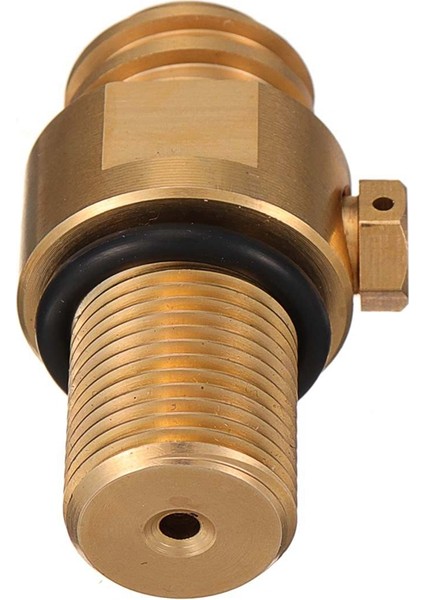 M18X1.5 Konu Tankı Yapımcısı Vana Adaptörü Dolum Co2 Pin Değiştirme 150BAR TR21X4 Tank Vana Adaptörü Soda Akışı Için (Yurt Dışından)