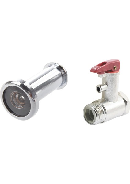 NANLIY-14MM 180 Derece Geniş Açı Kapı Görüntüleyici Peep Görüş Deliği 1/2 Pt Soket Elektrikli Su Kazanı Emniyet Valfi (Yurt Dışından)