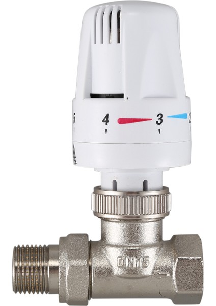 1/2 Inç Pirinç Termostatik Radyatör Vanası Düz Tip DN15 Otomatik Sıcaklık Kontrol Vanası Yerden Isıtma (Yurt Dışından) modelleri