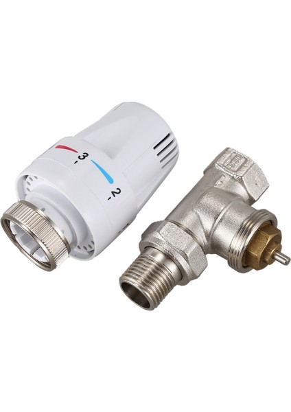 1/2 Inç Pirinç Termostatik Radyatör Vanası Düz Tip DN15 Otomatik Sıcaklık Kontrol Vanası Yerden Isıtma (Yurt Dışından) indirimleri