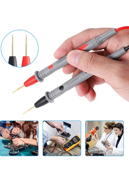 【ayak KANEPE】PT1005 1000V 10A Evrensel Dijital Multimetre Probu Testi Pin Iğne Ucu Çoklu Metre Test Cihazı Kurşun Probu Tel Kalem Kablosu (Yurt Dışından) fırsatları