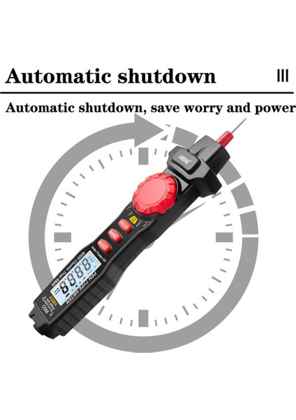 Ma A3004 Dijital Multimetre Kalemi 4000 Sayım Ac/dc Akım Ölçer Elektrikli El-Siyah (Yurt Dışından) indirimleri