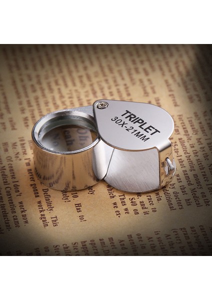 Taşınabilir 30X Güç 21MM Kuyumcular Büyüteç Altın Göz Büyüteç Cam (Yurt Dışından) modelleri