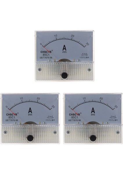 3x 85C1 Analog Akım Panel Metre Dc 30A Amp Ampermetre (Yurt Dışından) fırsatları
