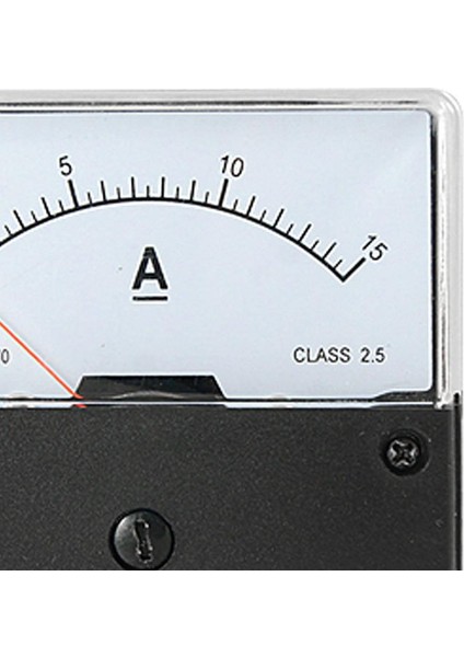 Ampermetre-1 x Analog Ampermetre; Armatür Parçası-Beyaz, Siyah (Yurt Dışından)