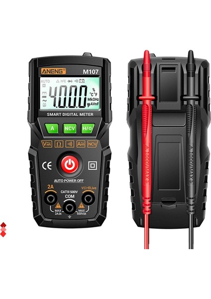Aneng M107 Akıllı Dijital Multimetre 4000 Sayım Ac/dc Gerilim Akım Mini Metre Arkadan Aydınlatmalı (Yurt Dışından) fırsatları