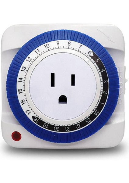 24 Saat Zamanlayıcı Soketi Mekanik Program Zamanlayıcı Anahtar Soketi 230 V Duvar Prizi Koruyucu Enerji Tasarrufu (Abd Tak) (Yurt Dışından)