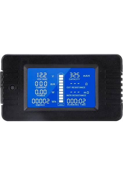 LCD Ekran Dc Pil Monitör Ölçer 0-200V Voltmetre Ampermetre Rengi: Resim Gösterisi Olarak (Yurt Dışından)