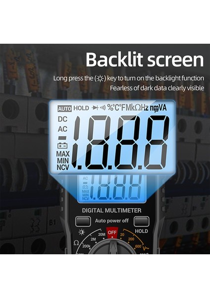 Aneng SZ06 Ac/dc Gerilim Dijital Multimetre Dc Akım Direnç Ölçüsü 2000 Sayım Ampermetre (Yurt Dışından) indirimleri