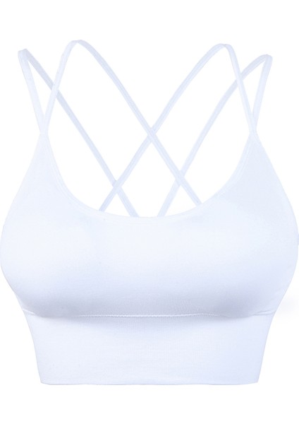 Ince Askılı Çapraz Sırt Yoga Spor Sutyeni Çabuk Kuruyan Darbeye Dayanıklı Koşu Spor Spor Sutyeni Avrupa ve Amerikan Büyük Boy Sutyen (Yurt Dışından) fiyatları
