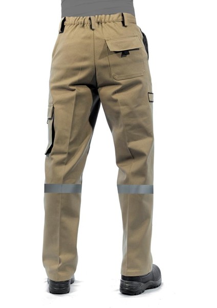 Reflektörlü Iş Pantolonu Kargo Cepli -54E4211- modelleri