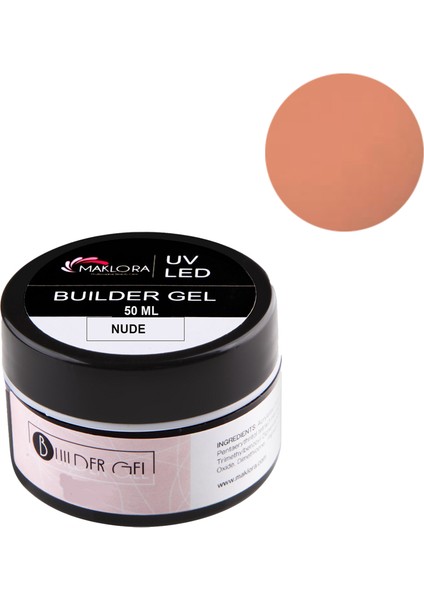 Builder Gel Nude Protez Tırnak Jeli 50 Ml