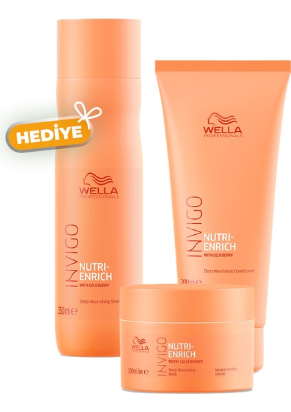 Invigo Nutri Enrich Besleyici ve Nemlendirici 3'lü Set