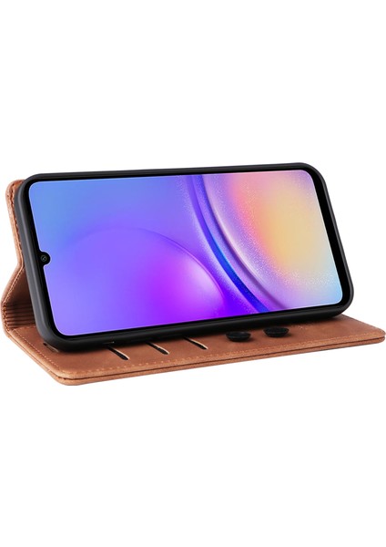 Samsung Galaxy A05 4g Kılıf Görüntüleme Standı Pu Deri Kapağı Emme Bardakları Kapatma (Yurt Dışından) modelleri
