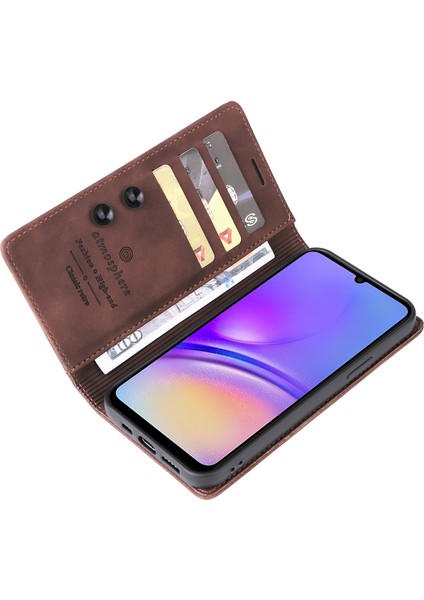 Samsung Galaxy A05 4g Kılıf Görüntüleme Standı Pu Deri Kapağı Emme Bardakları Kapatma (Yurt Dışından)