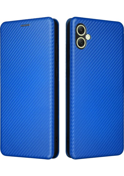Samsung Galaxy A05 4g Kılıf Karbon Fiber Doku Deri Telefon Kapağı (Yurt Dışından)